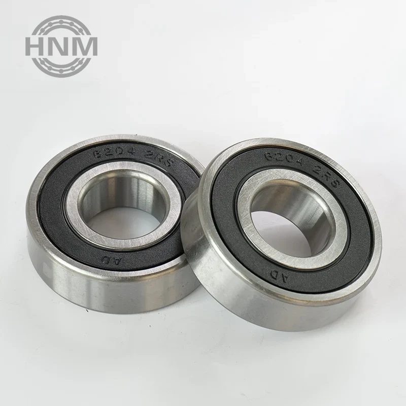 6204 2RS இரட்டை வரிசை டீப் க்ரூவ் பால் தாங்கு உருளைகள்